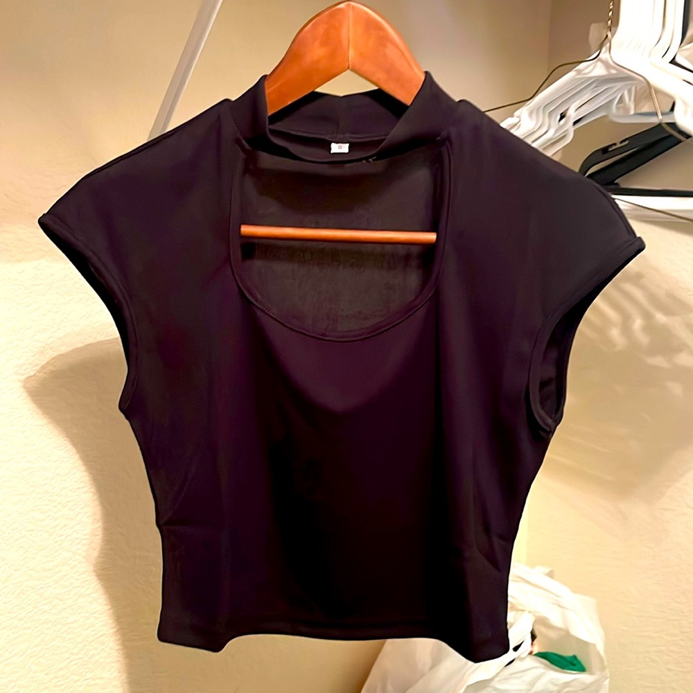 Black Crop Top